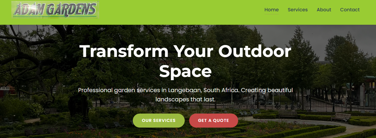 Landscaping in Langebaan